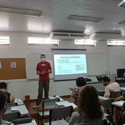 Aula sobre mergulho